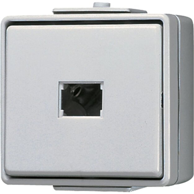 Jung 633-2W Taster 2-polig 10 AX 250 V ~ ohne Symbol Serie WG Aufputz