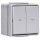 Jung 609VW Jalousie-Wippschalter 10 AX 250 V ~ Serie WG Aufputz