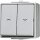 Jung 639VW Jalousietaster 10 AX 250 V ~ Serie WG Aufputz