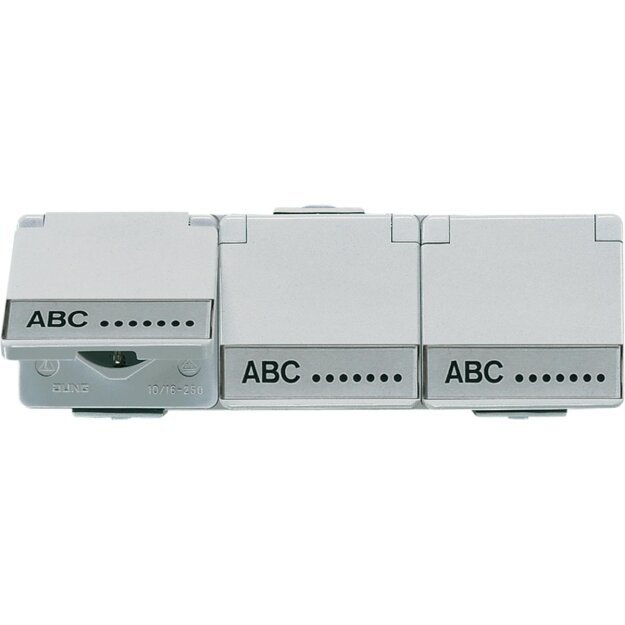 Jung 623NAW SCHUKO® Aufputz Dreifach-Steckdose Serie WG