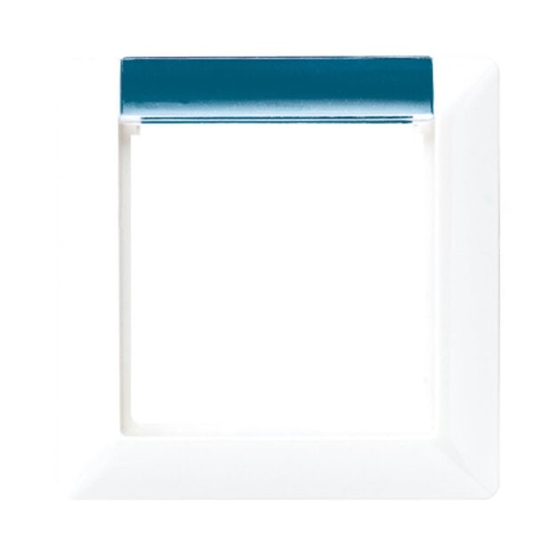 Jung AS581-1BFINAWW Rahmen 1fach (Thermoplast bruchsicher) Alpinweiß Serie AS