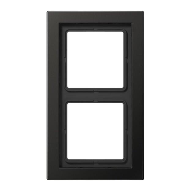 Jung ALD2982AN Rahmen 2fach (lackiertes Aluminium) Anthrazit Serie LS