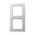 Jung AC582AL Rahmen 2fach (lackiertes Aluminium) Aluminium Serie A