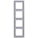 Jung AC584AL Rahmen 4fach (lackiertes Aluminium) Aluminium Serie A