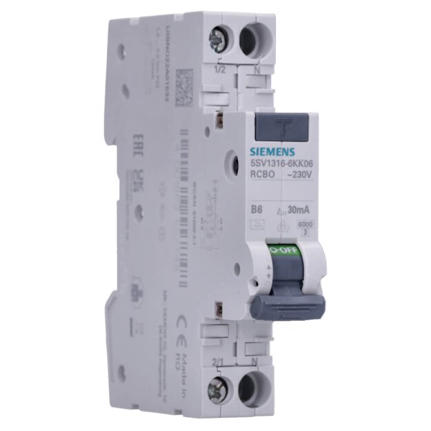 Siemens Indus.Sector FI/LS-Schalter 5SV1316-6KK06 (1er)