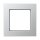 Jung A5581BFAL 1fach Rahmen A 550 (Thermoplast bruchsicher) Aluminium Serie A
