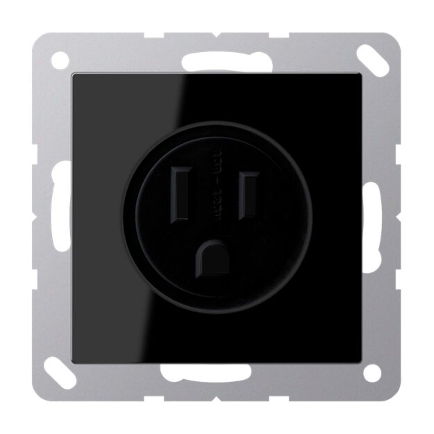 Jung A521-15SW US-NEMA-Steckdose Schwarz Serie A