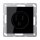 Jung A521-15SW US-NEMA-Steckdose Schwarz Serie A