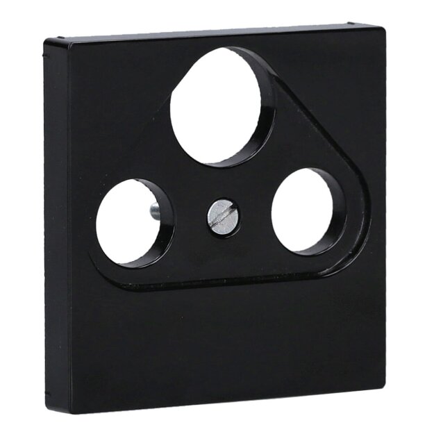 Jung A561PLSATSW Abdeckung f. SAT-TV-Steckdose (Duroplast) Schwarz Serie A