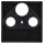 Jung A561PLSATSW Abdeckung f. SAT-TV-Steckdose (Duroplast) Schwarz Serie A
