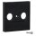 Jung A561PLTVSW Abdeckung f. Antennen-Steckdose (Duroplast) Schwarz Serie A