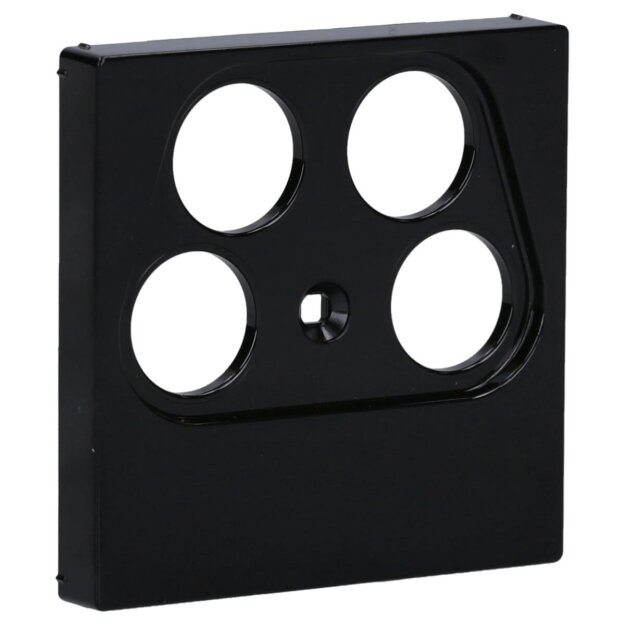 Jung A561-4SAT2SW Abdeckung f. SAT-TV-Steckdose Ankaro (Thermoplast bruchsicher) Schwarz Serie A