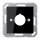 Jung A564SW Abdeckung f. Befehlsgeraete (Duroplast) Schwarz Serie A