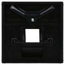 Jung A569-1PLUASW Abdeckung f. IAE/UAE-Anschlussdose (Duroplast) Schwarz Serie A