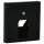 Jung A569-1PLUASW Abdeckung f. IAE/UAE-Anschlussdose (Duroplast) Schwarz Serie A