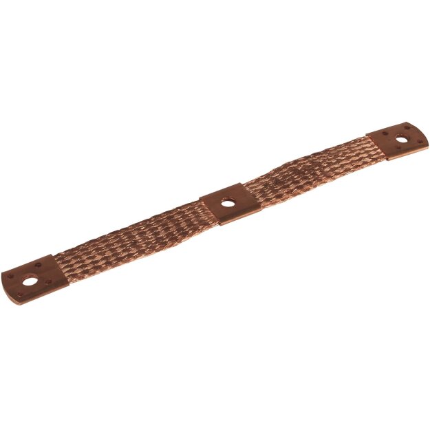 Dehn 377107 Überbrückungsband Cu 50mm² L 300mm m. Bef.-Bohrungen 8x5,2 3x10,5mm