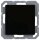 Jung A594-0SW Blind-Abdeckung (Duroplast) Schwarz Serie A