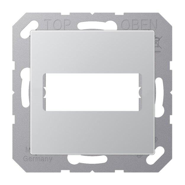 Jung A594-1915AL Abdeckung f. Trapezsteckverbinder (Thermoplast bruchsicher) Aluminium Serie A
