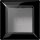 Jung AS581ASW Aufputz-Kappe 1fach (Duroplast) Schwarz Serie AS