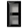 Jung AS582ASW Aufputz-Kappe 2fach (Duroplast) Schwarz Serie AS