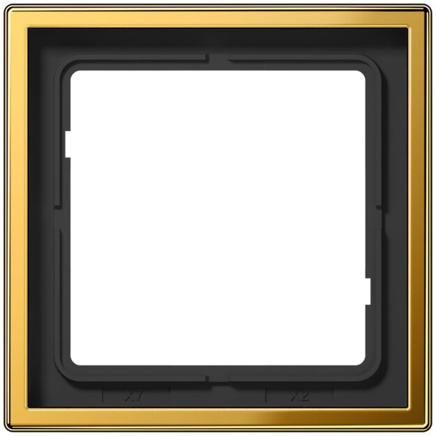 Jung GO2981 Rahmen 1fach (Metall PVD-beschichtet) Goldfarben