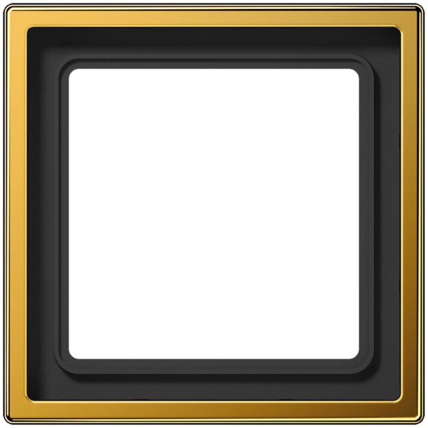 Jung LS981GGO Rahmen 1fach (Metall mit echter Goldauflage) Vergoldet Serie LS