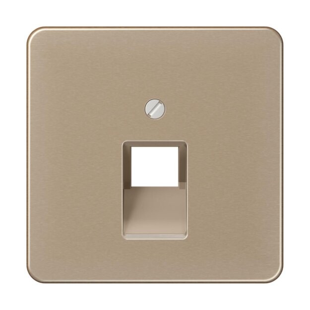 Jung CD569-1UAGB Abdeckung f. IAE/UAE-Anschlussdose (Aluminium eloxiert) Gold-Bronze Serie CD