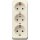 Jung 10S23L SCHUKO® Dreifach-Steckdose