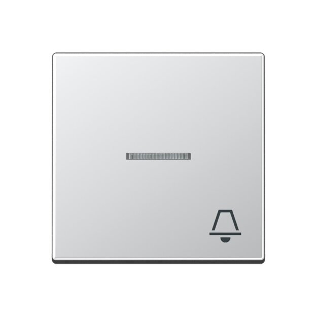 Jung A590KO5KAL Wippe m. Symbol "Klingel" KO (Thermoplast bruchsicher) Aluminium Serie A