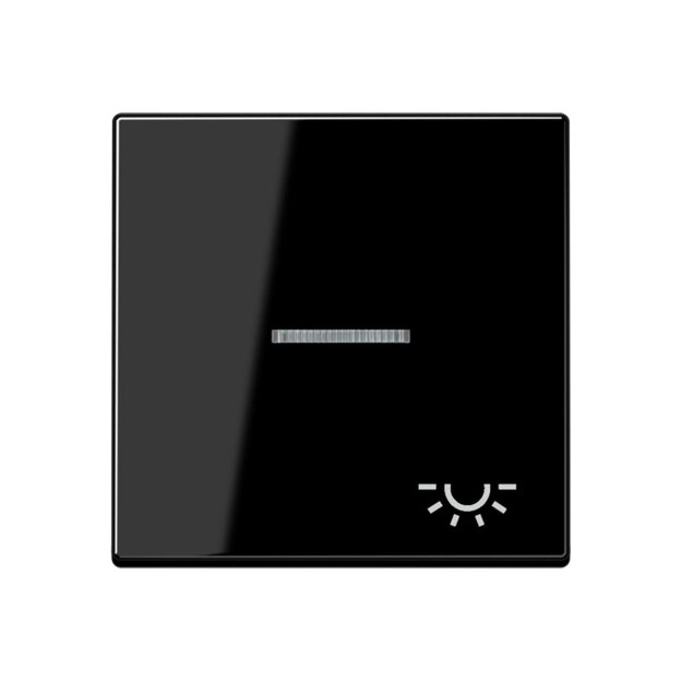 Jung A590KO5LSW Wippe m. Symbol "Licht" KO (Duroplast) Schwarz Serie A