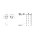 Mennekes Anbaudose TA 63A 5p 7h 500V IP67 3507