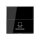 Jung A590CARDSW Hotelcard-Schalter (Duroplast) Schwarz Serie A