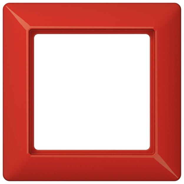 Jung AS581BFRT Rahmen 1fach (Thermoplast bruchsicher) Rot Serie AS