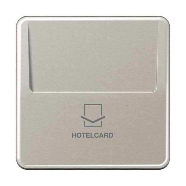 Jung CD590CARDPT-L Hotelcard-Schalter (Aluminium eloxiert) Platin Serie CD