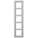 Jung ESD2985-L Rahmen 5fach Edelstahl