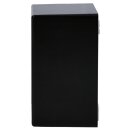 Jung LS581ASW Aufputz-Kappe m. Rahmen 1fach Schwarz Serie LS