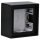 Jung LS581ASW Aufputz-Kappe m. Rahmen 1fach Schwarz Serie LS