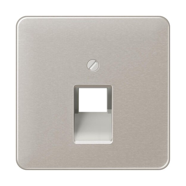Jung CD569-1UAPT Abdeckung f. IAE/UAE-Anschlussdose (Aluminium eloxiert) Platin Serie CD