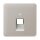 Jung CD569-1UAPT Abdeckung f. IAE/UAE-Anschlussdose (Aluminium eloxiert) Platin Serie CD