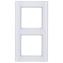 Jung AC582GLWW Rahmen 2fach Glas Alpinweiß Serie A