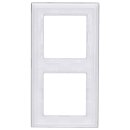 Jung AC582GLWW Rahmen 2fach Glas Alpinweiß Serie A