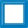 Jung AS581GLBL Rahmen 1fach (Duroplast) Blau Serie AS