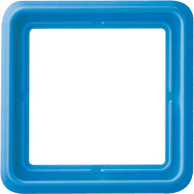 Jung CD581GLBL Rahmen 1fach (Thermoplast bruchsicher) Blau Serie CD