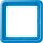 Jung CD581GLBL Rahmen 1fach (Thermoplast bruchsicher) Blau Serie CD