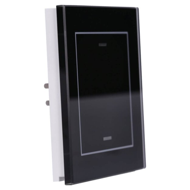 MDT BE-GTL10S.01  Glastaster II Light 1-fach, RGBW, Schwarz, Neutral