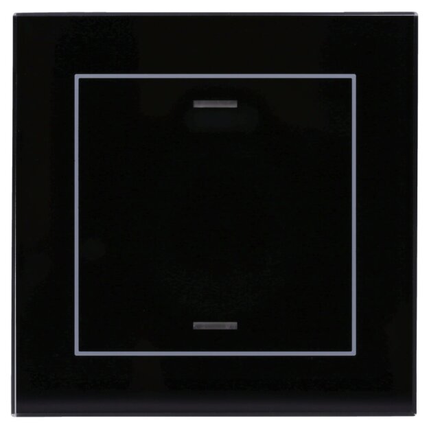 MDT BE-GTL10S.01  Glastaster II Light 1-fach, RGBW, Schwarz, Neutral