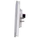 MDT BE-GTL1TW.01 Glastaster II Light 1-fach, RGBW, mit Temperatursensor, Weiß, Neutral