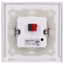 MDT BE-GTL1TW.01 Glastaster II Light 1-fach, RGBW, mit Temperatursensor, Weiß, Neutral
