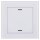MDT BE-GTL1TW.01 Glastaster II Light 1-fach, RGBW, mit Temperatursensor, Weiß, Neutral