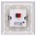 MDT BE-GTL1TW.01 Glastaster II Light 1-fach, RGBW, mit Temperatursensor, Weiß, Neutral